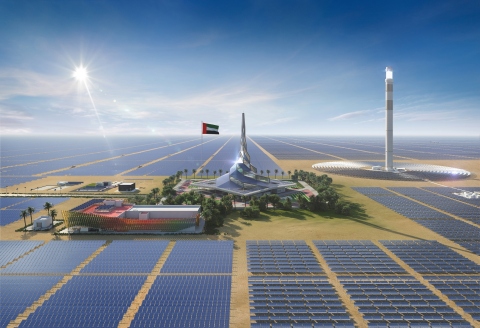 두바이가 200MW 태양 에너지 추가로 청정 에너지 비율을 설비 용량의 4%로 늘렸다. [이미지=DEWA]
