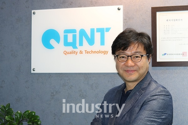 큐엔티 김재은 대표는 "스마트 팩토리 추진 과정에서 소프트웨어에 대한 수요가 높아졌고, 다양한 로봇이 활용되면서 큐엔티의 로봇진단과 품질관리 시스템이 조명 받고 있다”고 말했다. [사진=인더스트리뉴스]