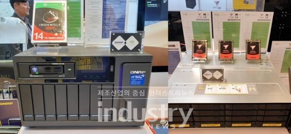 큐냅 NAS 스토리지 [사진=인더스트리뉴스]