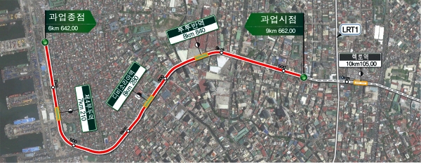 필리핀 마닐라 경전철 2호선 서부연장선 노선도 [자료=한국철도시설공단]