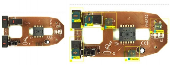 PCB 조립 검증(전자) [사진=코그넥스]