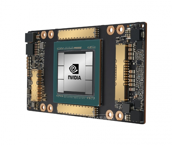 엔비디아 A100 GPU [사진=엔비디아]