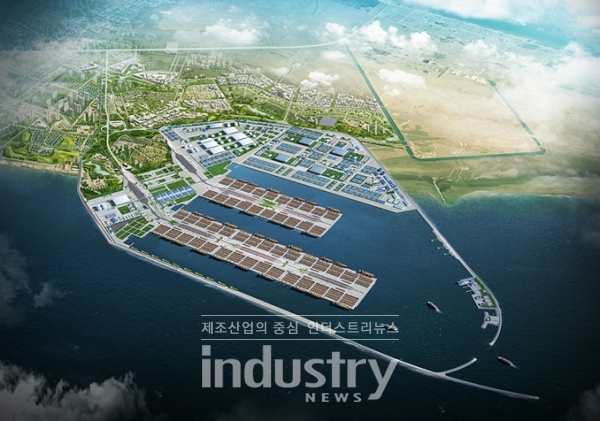 이라크 알포 신항만 조감도 [사진=대우건설]