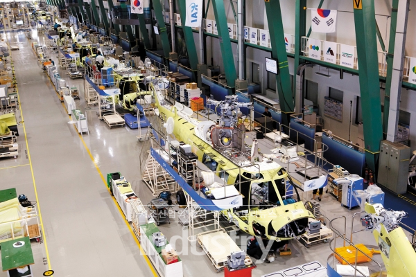 항공제조업 현장 전경[사진=경남도청]