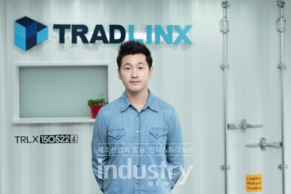 트레드링스 박민규 대표는 “이렇게 개발된 서비스는 다시 기존 물류 기업들이 직접 경험하며 디지털 전환의 시행착오를 줄여 줌으로써 선순환 구조의 시장 발전을 도모할 것”이라고 밝혔다. [사진=트레드링스]