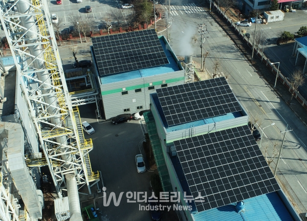 솔라플레이가 시공에 참여한 익산상공에너지 태양광발전시설 [사진=솔라플레이]