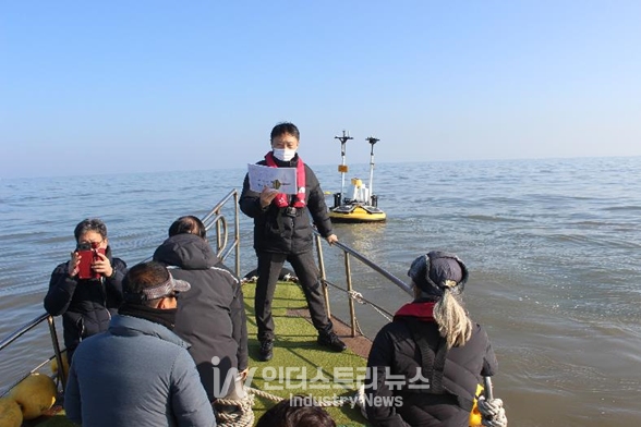 풍황계측 현상답사 [사진=오스테드]