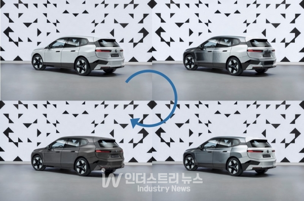 BMW, 색상이 변하는 자동차 iX Flow [사진=BMW]