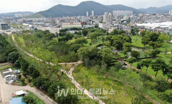 광양의 기후대응 도시숲 [사진=전남도]