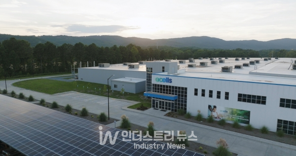 미국 조지아주 달튼에 위치한 한화큐셀 공장 [사진=한화솔루션]