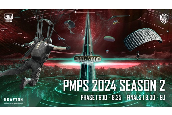 배틀그라운드 모바일, 프로 리그 ‘PMPS 2024 시즌 2’ 홍보 이미지. [자료=크래프톤]