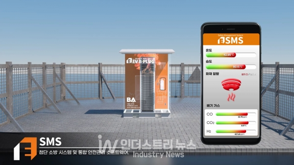 비에이에너지가 자체 개발한 안전관리시스템 ‘SMS’