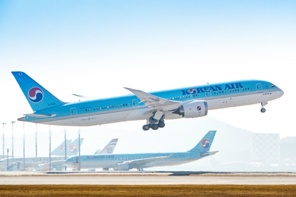 대한항공 B787-9 항공기./사진=대한항공