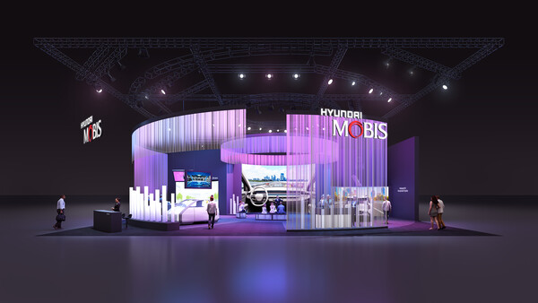 현대모비스가 '소비자 가전 박람회(CES) 2025'에 참가한다. 현대모비스 CES 2025 전시 부스 조감도./이미지=현대모비스.