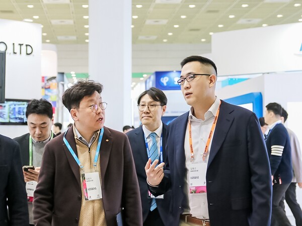 이달 열린 국내 김승연 한화그룹 회장의 3남인 김동선 한화세미텍(옛 한화정밀기계) 미래비전총괄(부사장) / 한화세미텍 제공.