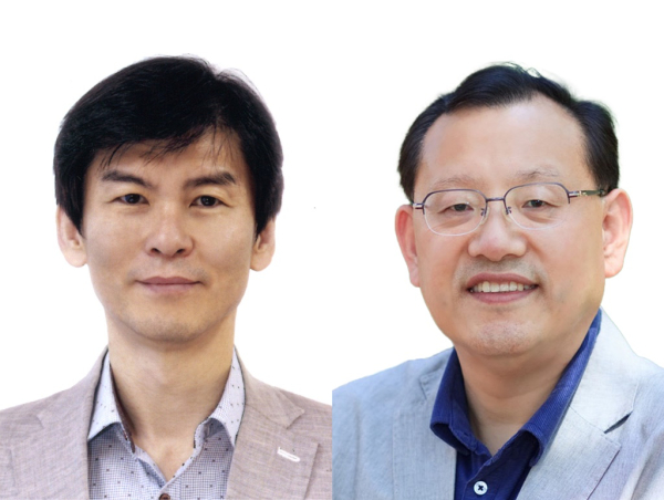 @ (왼쪽부터) 이효철 한국과학기술원(KAIST) 화학과 교수와 이중희 전북대 나노융합공학과 석좌교수. /사진=삼양그룹