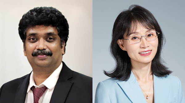 (왼쪽부터)라자벨 삼성리서치 인도 벵갈루루연구소 연구원, 리샹 삼성리서치 중국 베이징연구소 연구원./사진=삼성전자