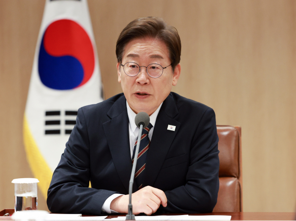이재명 대통령이 지난 9일 서울 용산 대통령실 청사에서 열린 비상경제점검 2차 태스크포스(TF) 회의에서 발언하고 있다. /사진=대통령실통신사진기자단