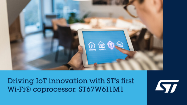 ST67W611 module mass production [사진=ST]
