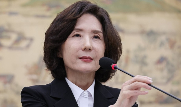 이진숙 사회부총리 겸 교육부 장관 후보자가 지난 16일 서울 여의도 국회 교육위원회에서 열린 인사청문회에서 의원 질의를 듣고 있다. /사진=연합뉴스