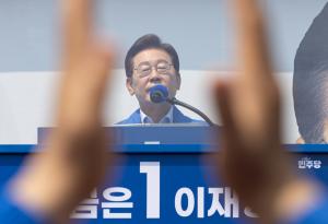 이재명, 강원 유권자에 투표 독려 총력...