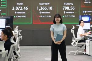 중동 위기 해소에 코스닥 11개월만 800선 회복...코스피는 3100육박